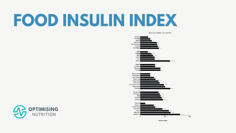 The Food Insulin Index: Optimise Your Blood Glucose Control ...