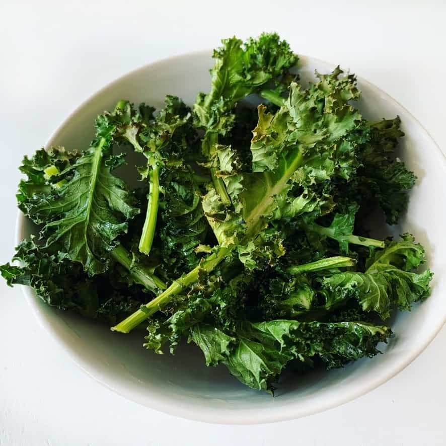 Baked Kale Chips Optimising Nutrition