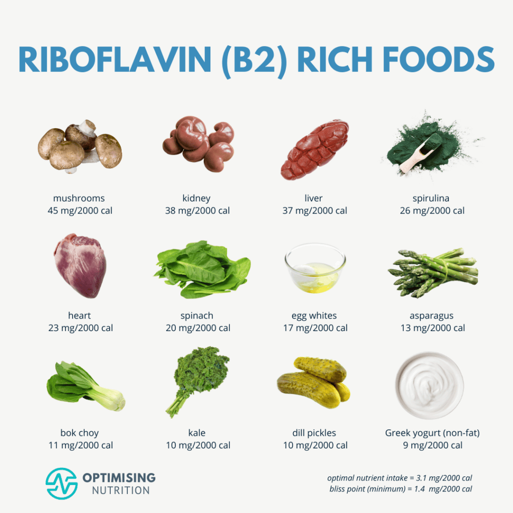 Top Vitamin B2 Foods: Riboflavin-Rich Choices - Optimising Nutrition